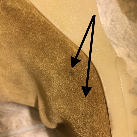 🚫 SOLD Reposh Coach Tan Suede Faux Fur Boots - Picture 6 of 8